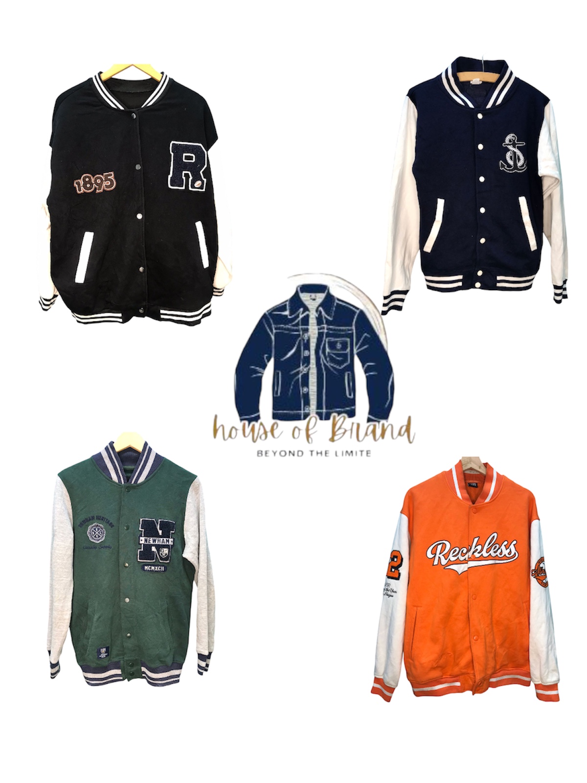 Vestes de baseball de marque comme Fish bowl, Eland, fashion, FSBN.