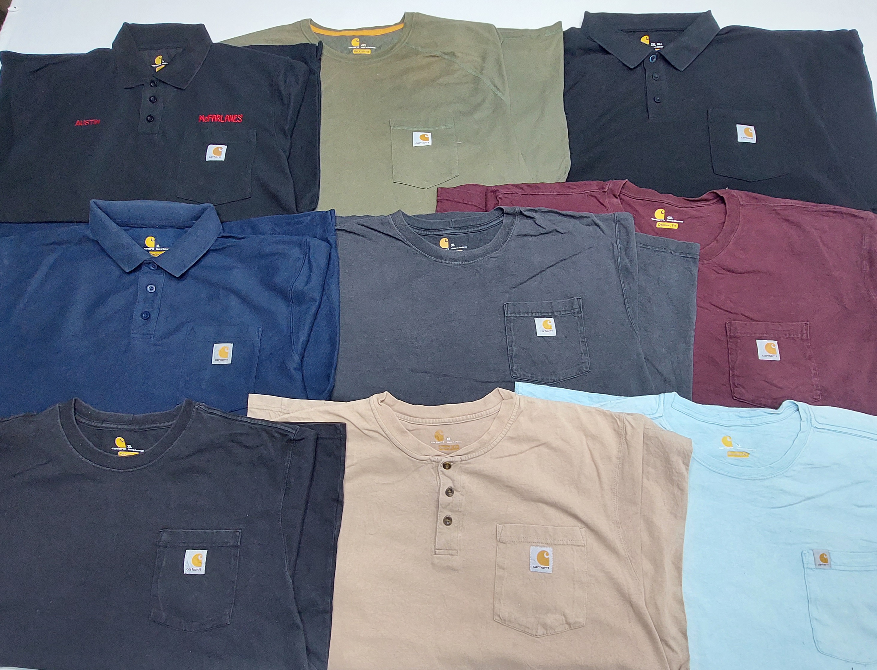 CARHARTT..... T SHIRTS lot 01 13 pièces