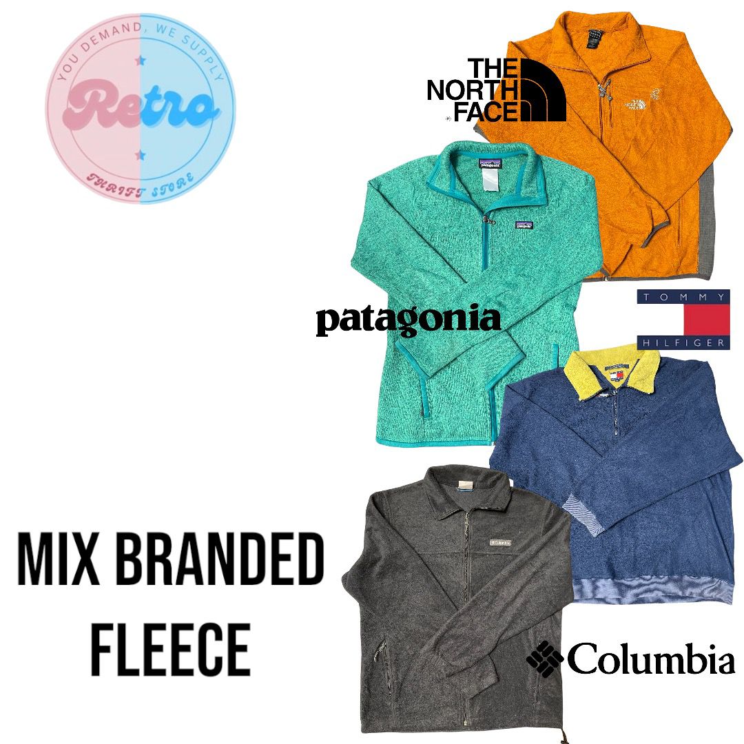 Mix Branded Fleece Jackets 20 Pieces