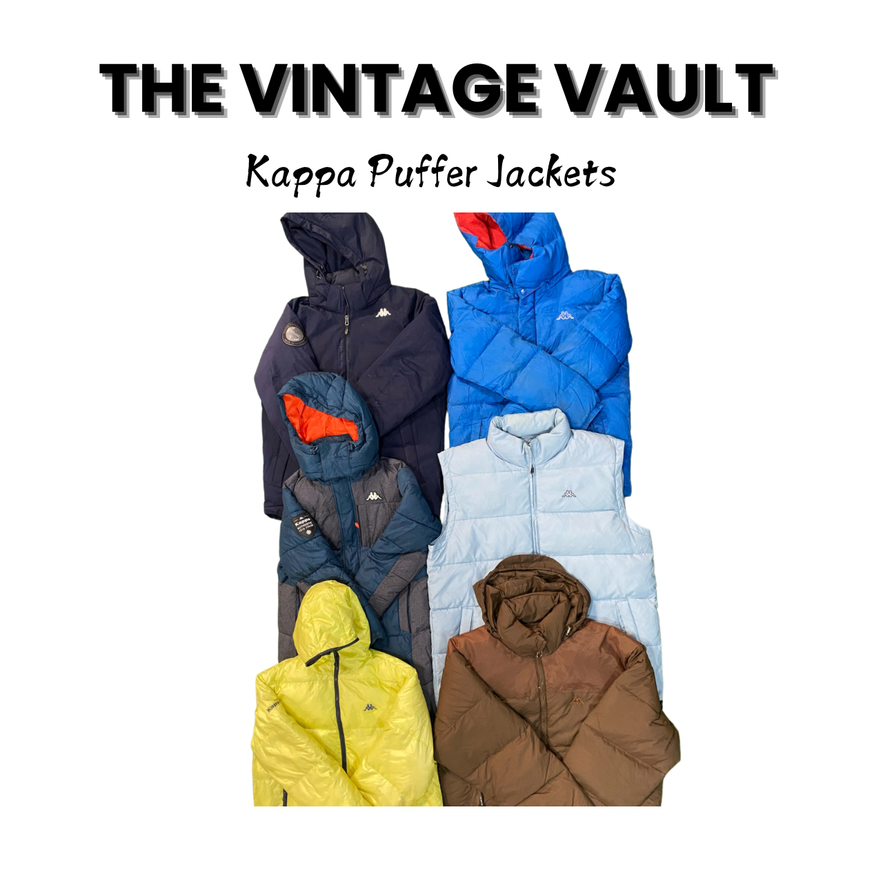 Kappa puffer jackets 25 pcs