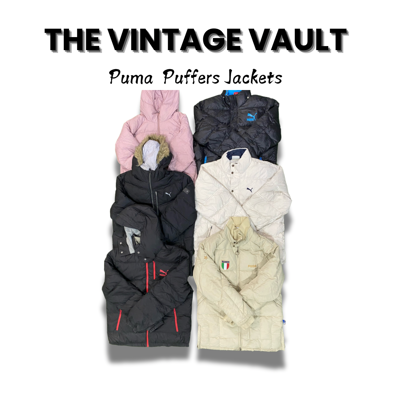 Puma puffer jackets 25 pcs