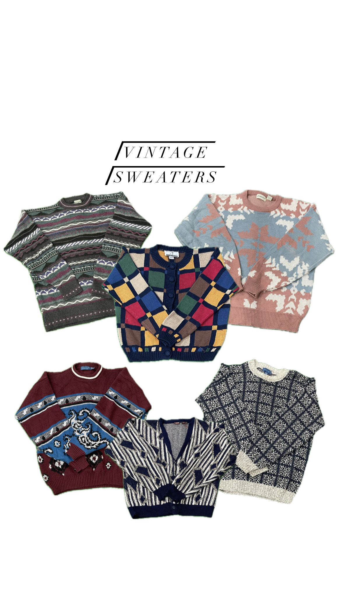 Vintage-Stil Pullover