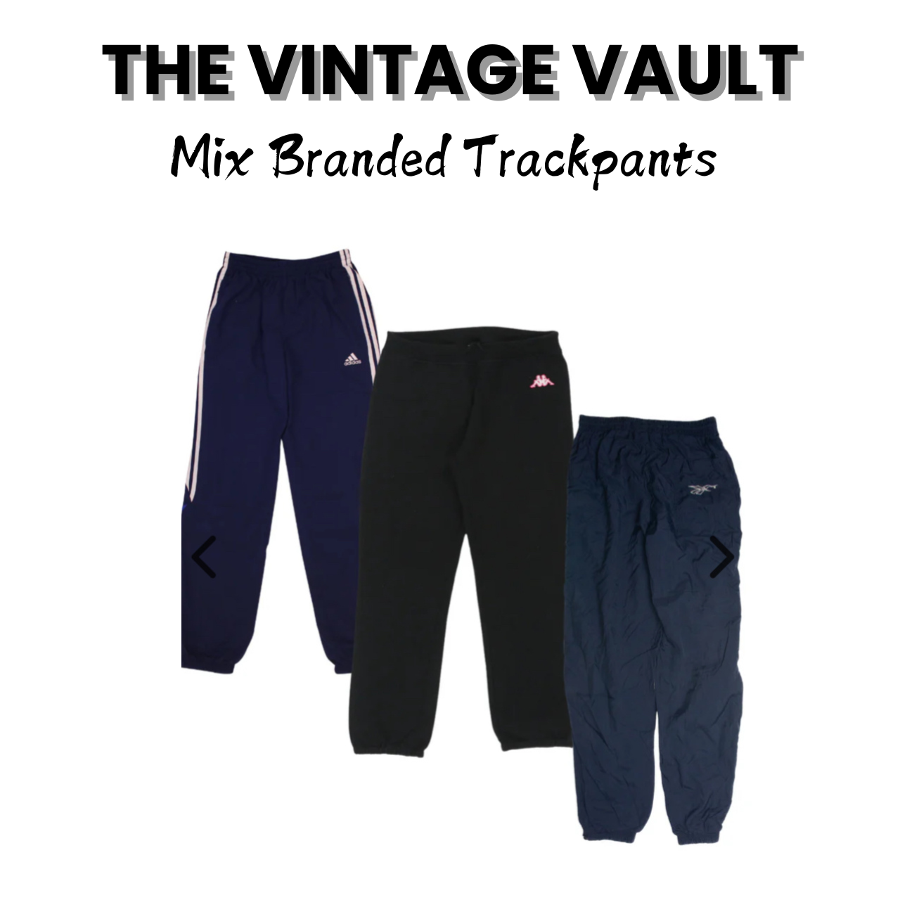 Branded Trackpants 25 pcs including Nike adidas Reebok Umbro and others