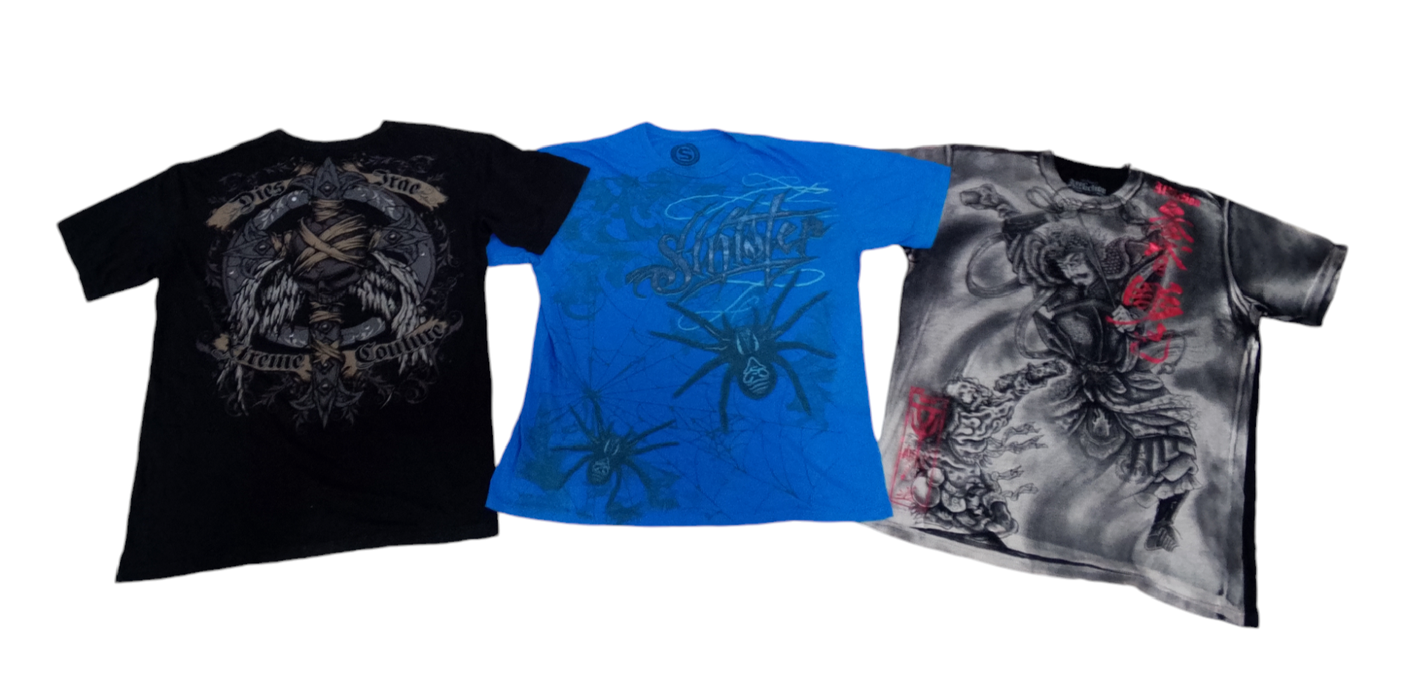 T-shirts style Affliction pour hommes Ellie - 8 pièces - 30/9/24