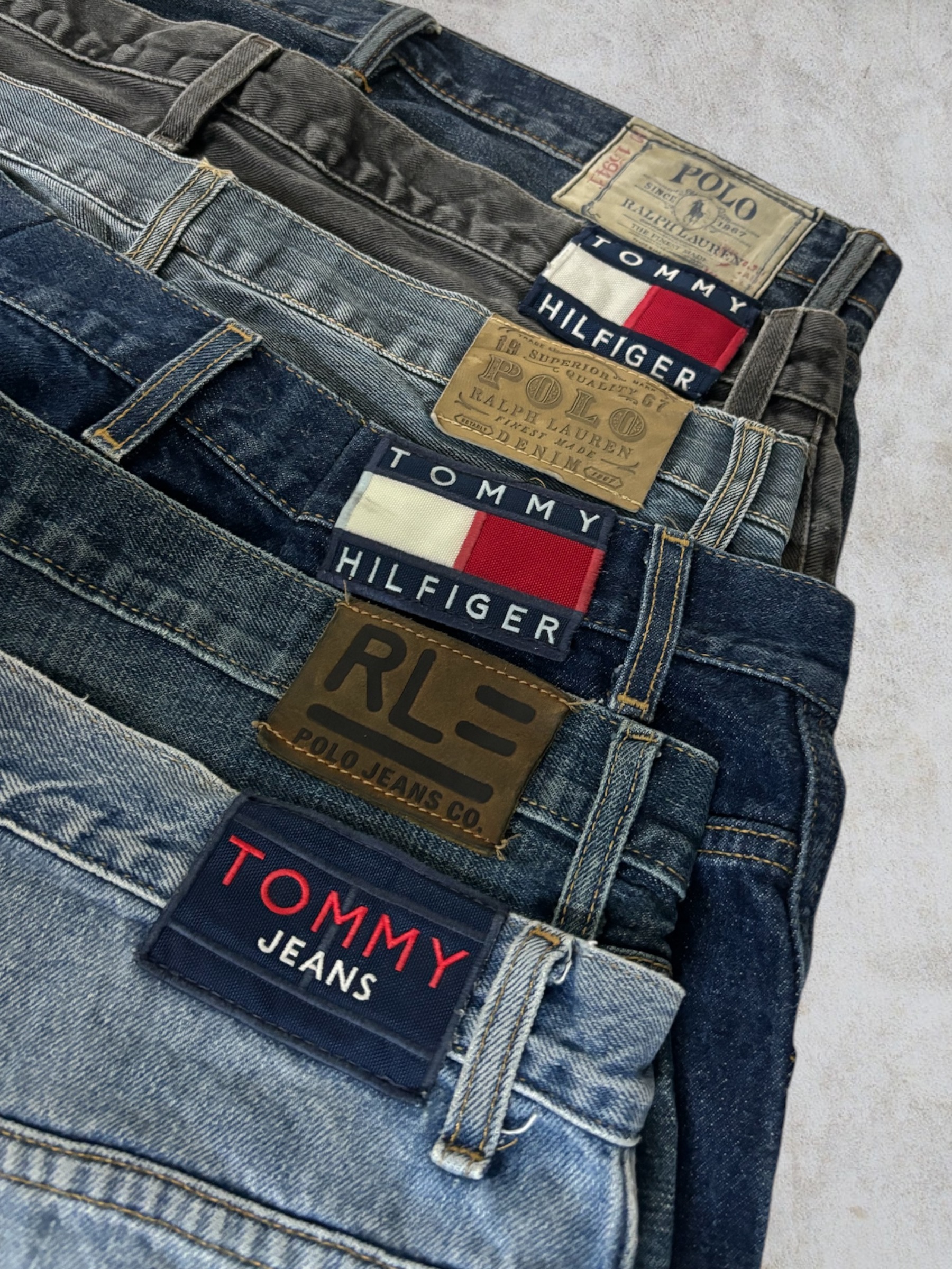 Polo Ralph Lauren Tommy Hilfiger Jeans 20 Pcs (A70)