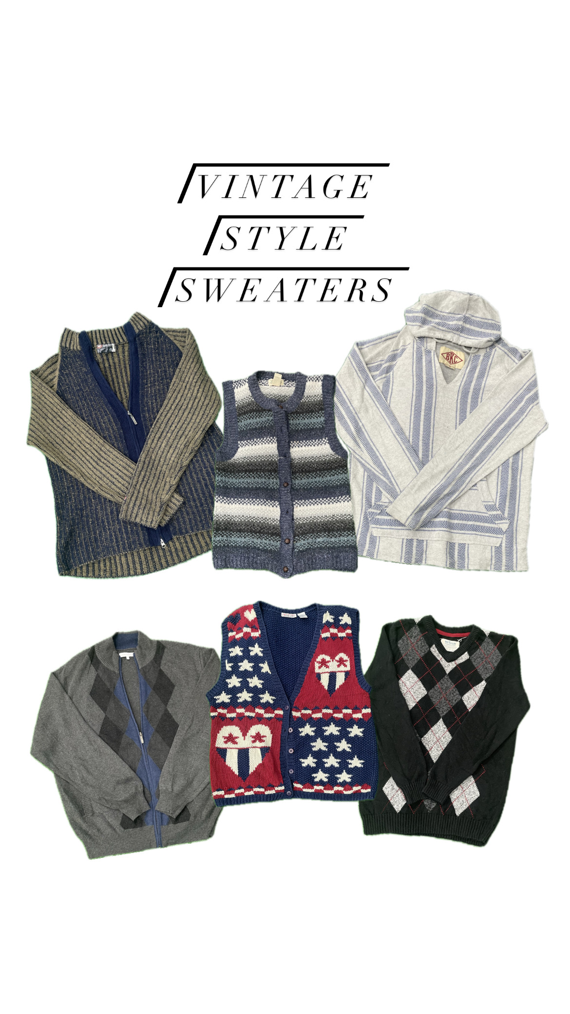 Vintage Style Sweaters