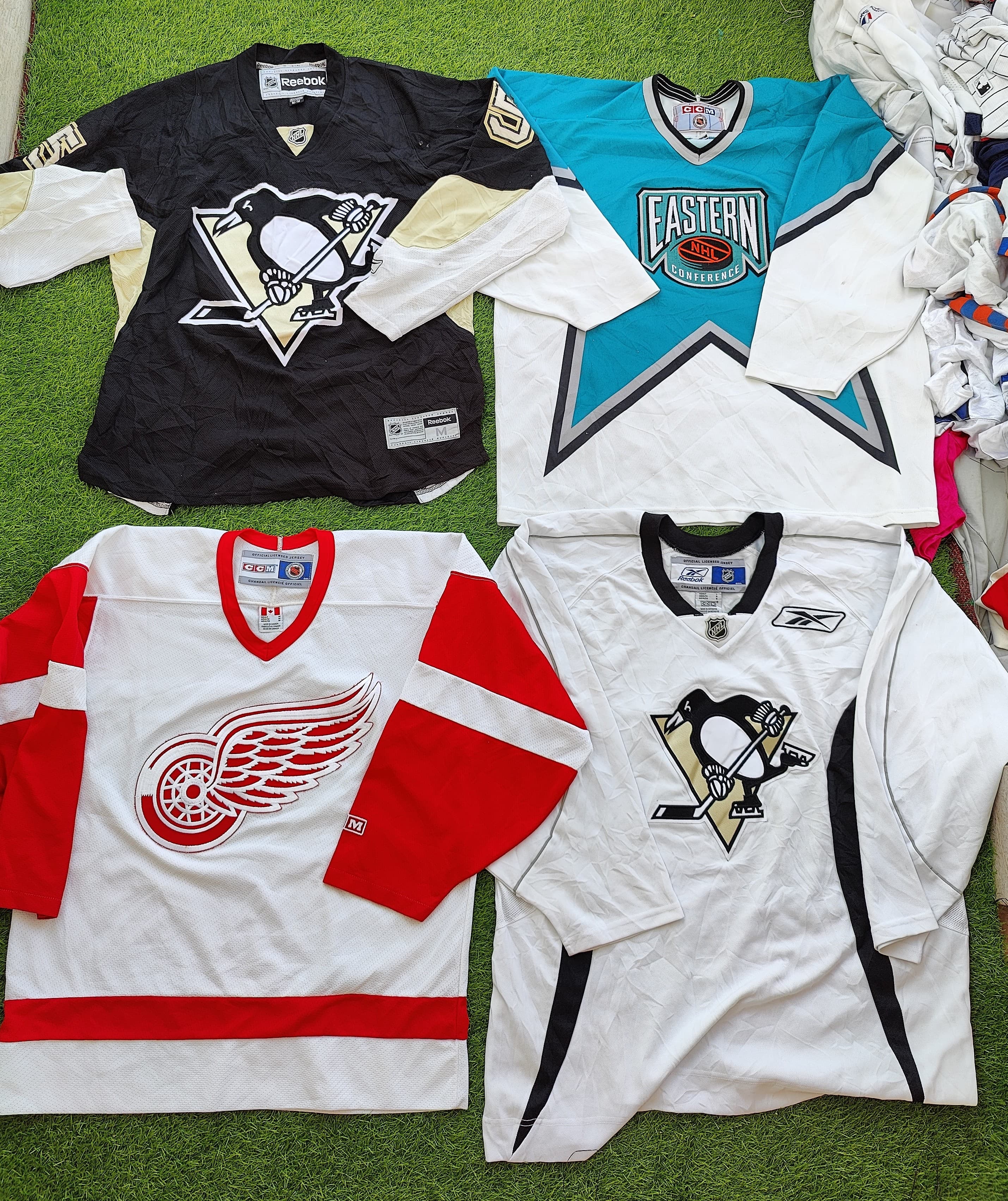 NFL, NHL, NBA, MLB, maillots de sport 60 pcs