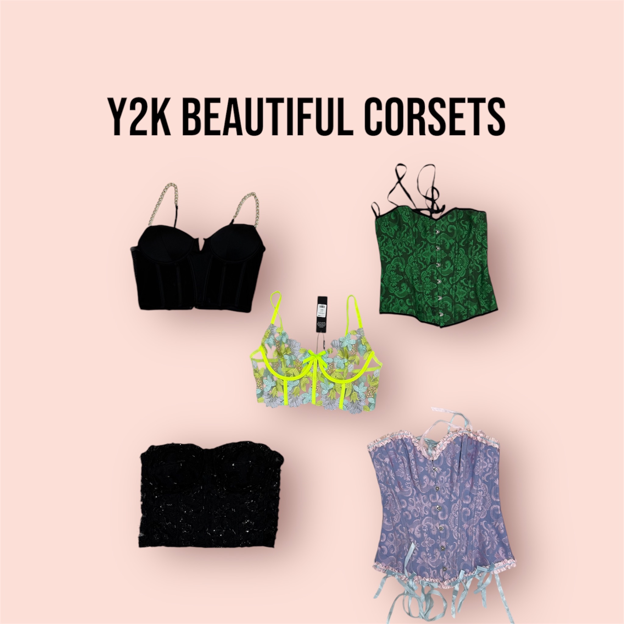 Corsets magnifiques Y2K