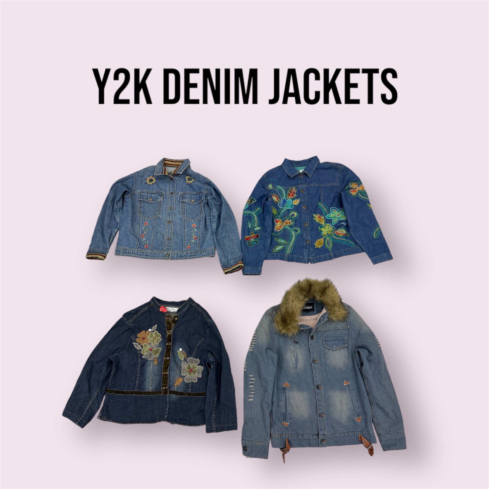 Vestes en jean Y2K