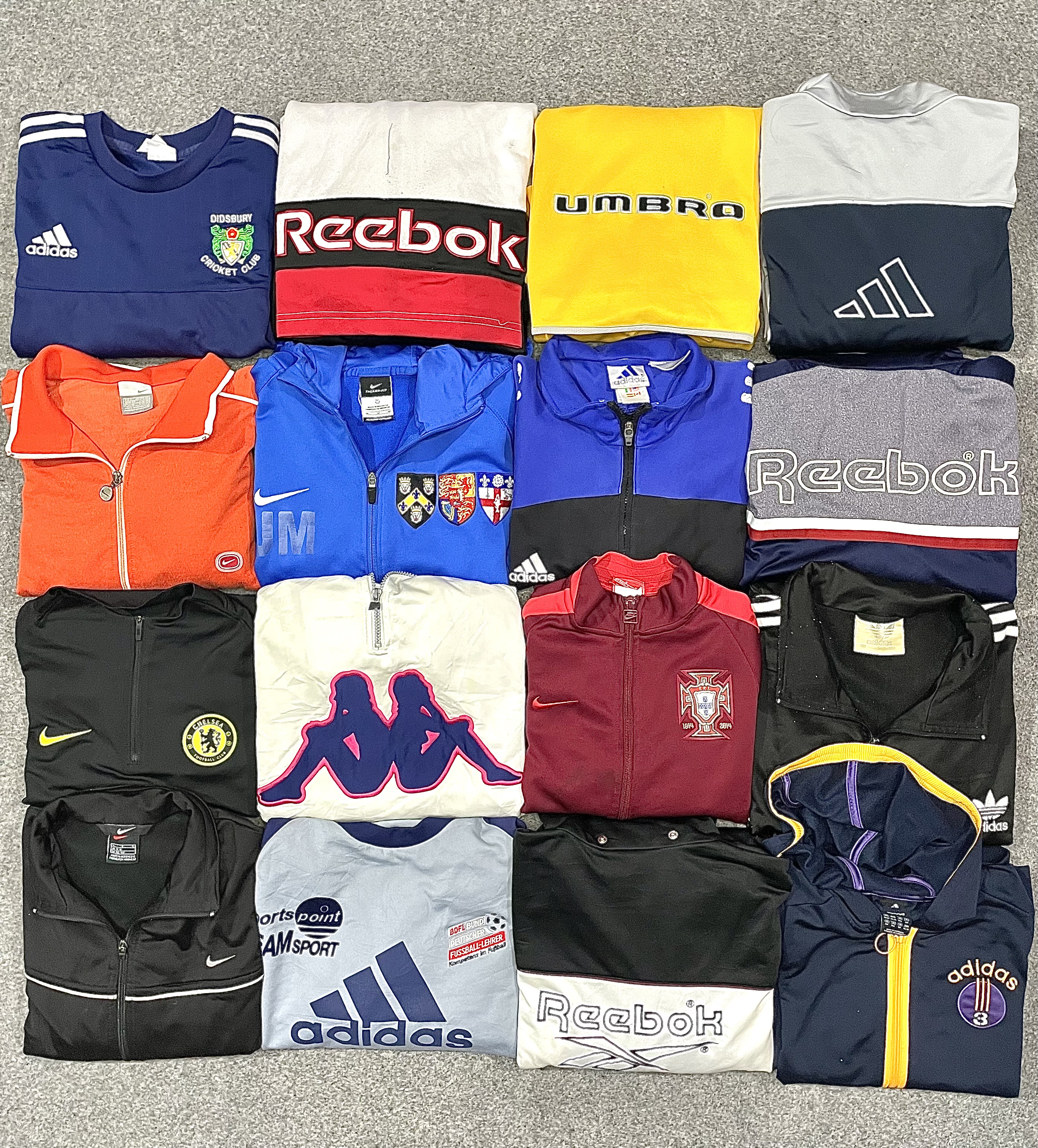 Mix branded tracksuits