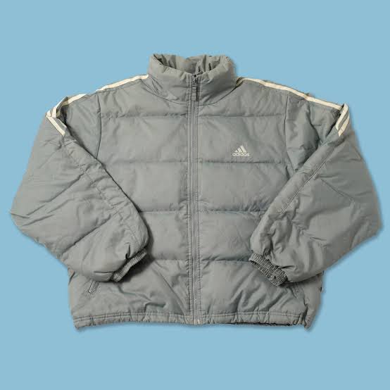 Adidas vintage puffer jacket best sale