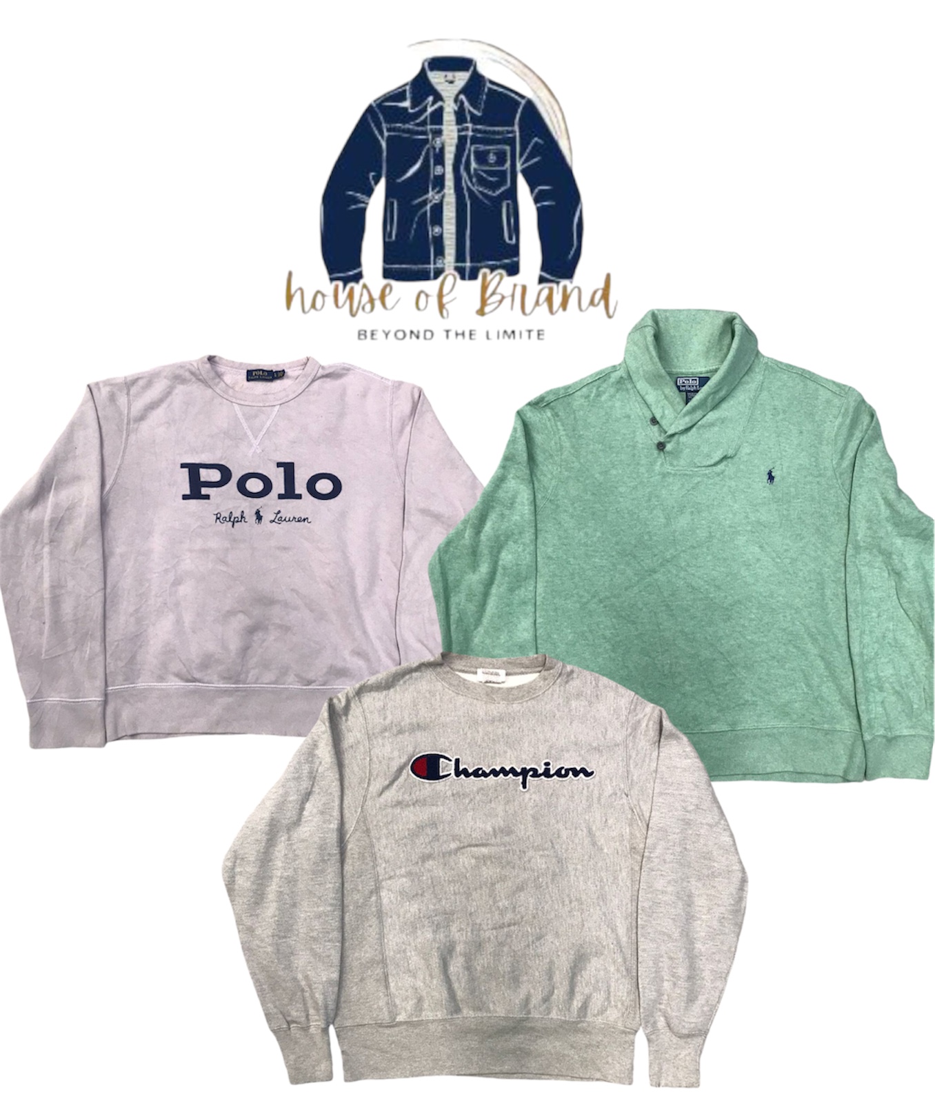 Polo Ralph Lauren, Champion, Disney, Nautica, sweat-shirt Calvin Klein