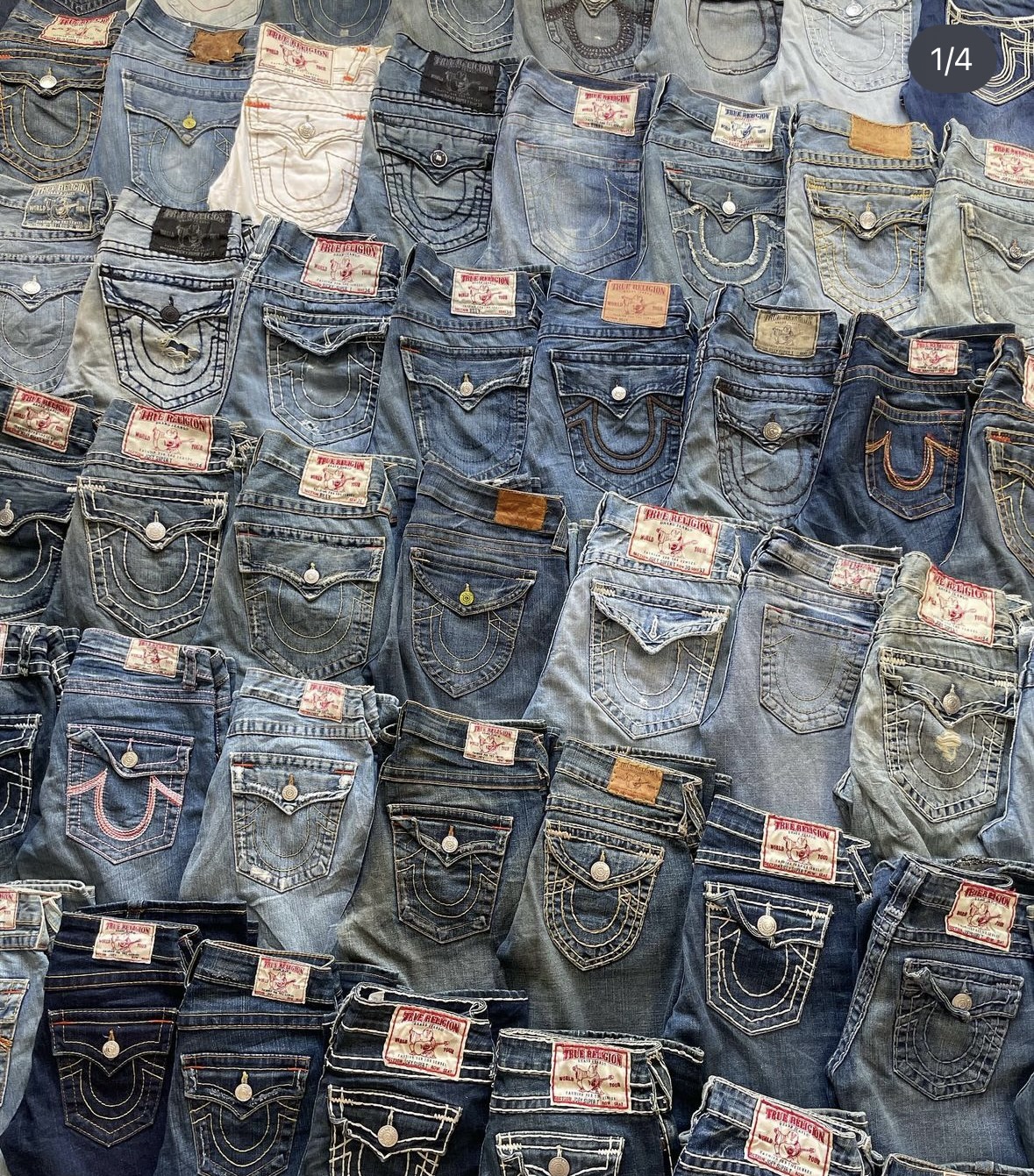 True Religion Jeans -50 pieces