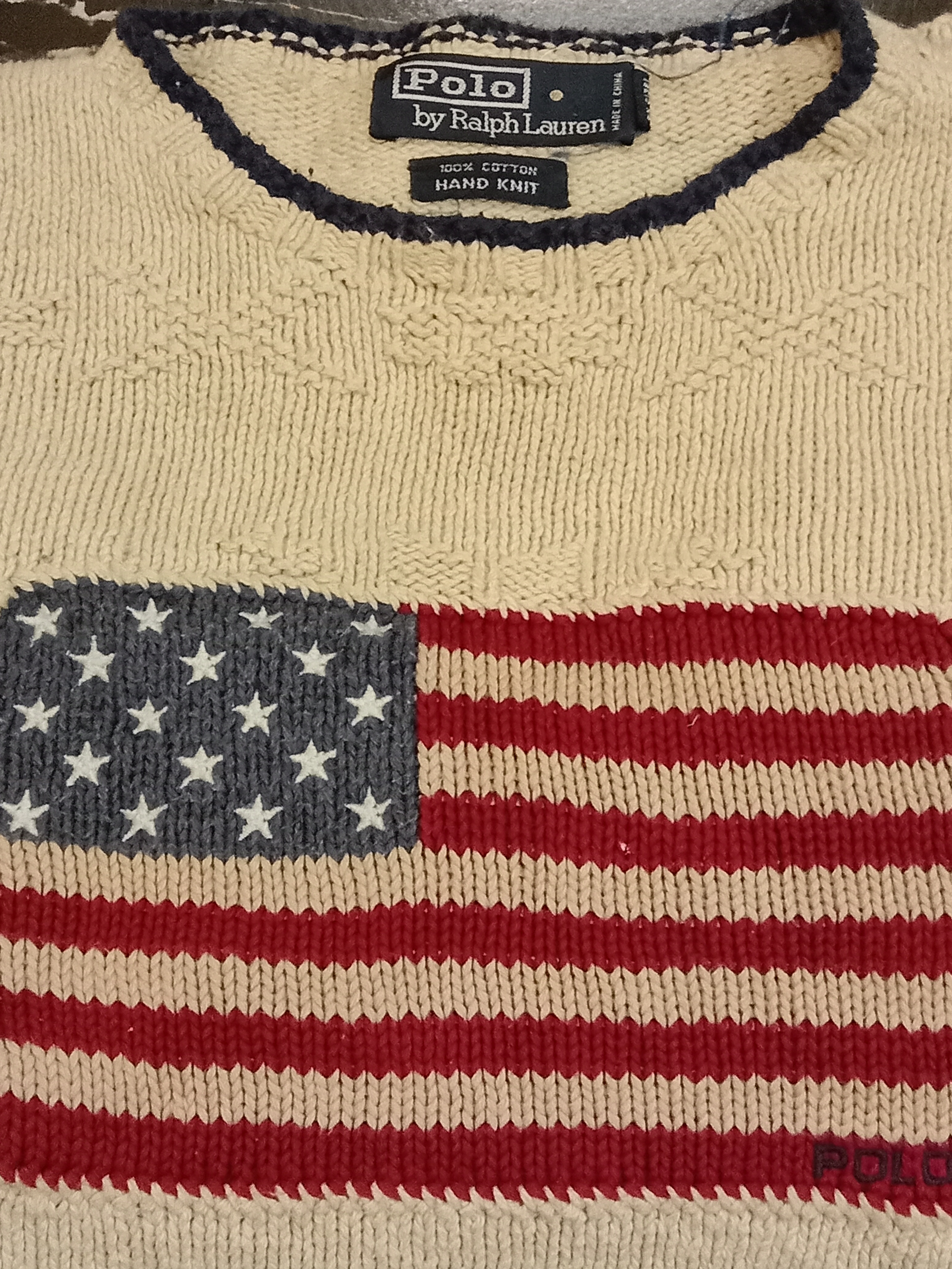 Ralph Lauren flag and bear sweater-30 pcs