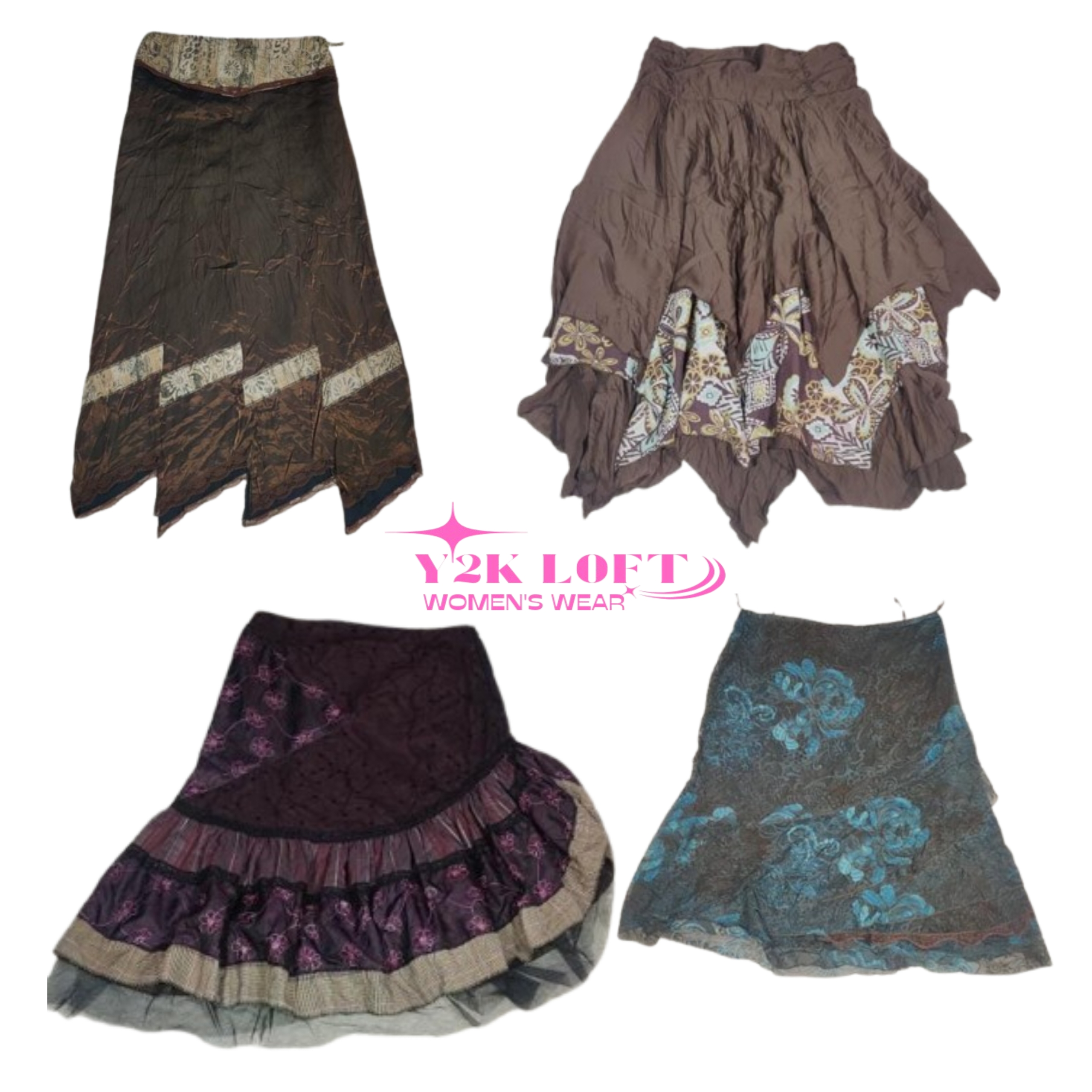 Y2K Grung Skirts Mix