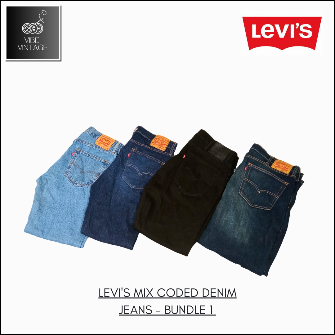 LEVI'S MIX CODED DENIM JEANS - BUNDLE 1 - 10 PCS