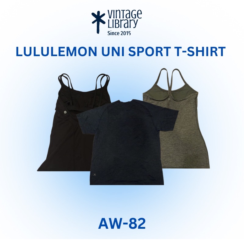 T-shirts de sport unisexe Lululemon 25 pièces