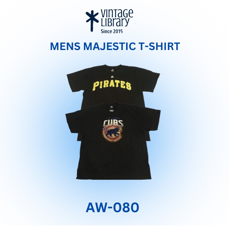 T-shirts Majestic pour hommes 20 pièces