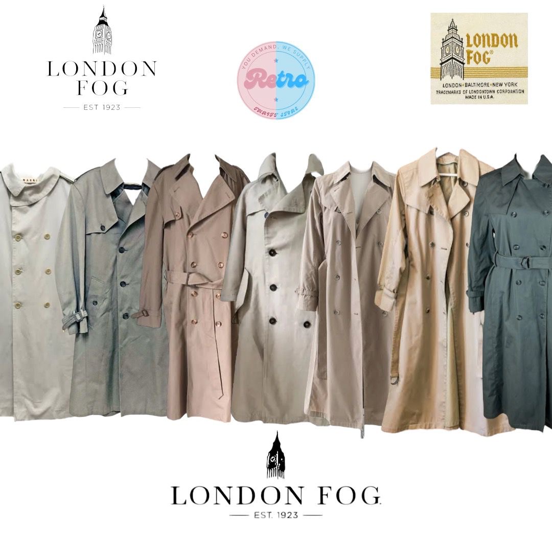 London Fog Trench Coats: 10 Pieces