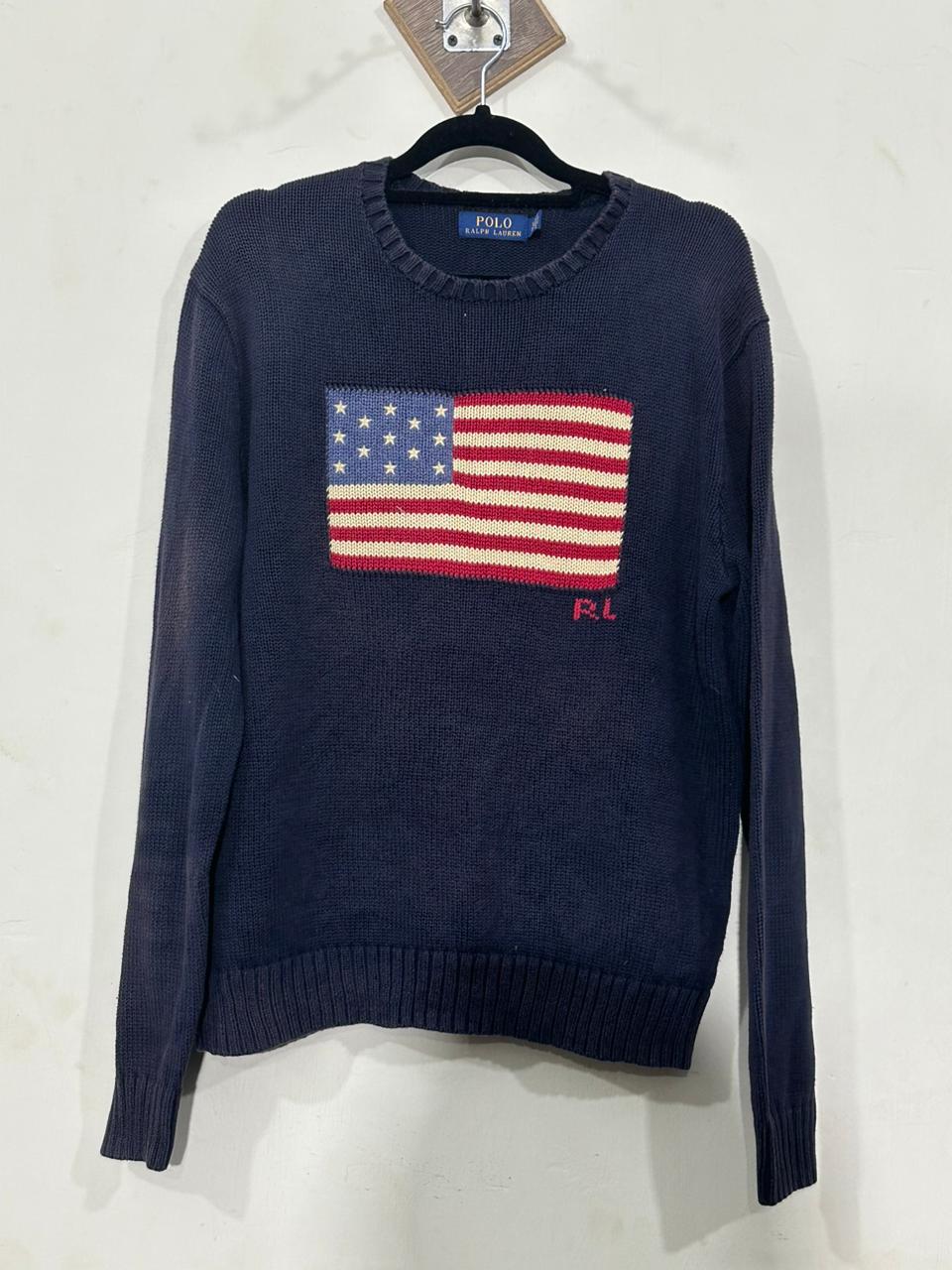 Pull drapeau Ralph Lauren