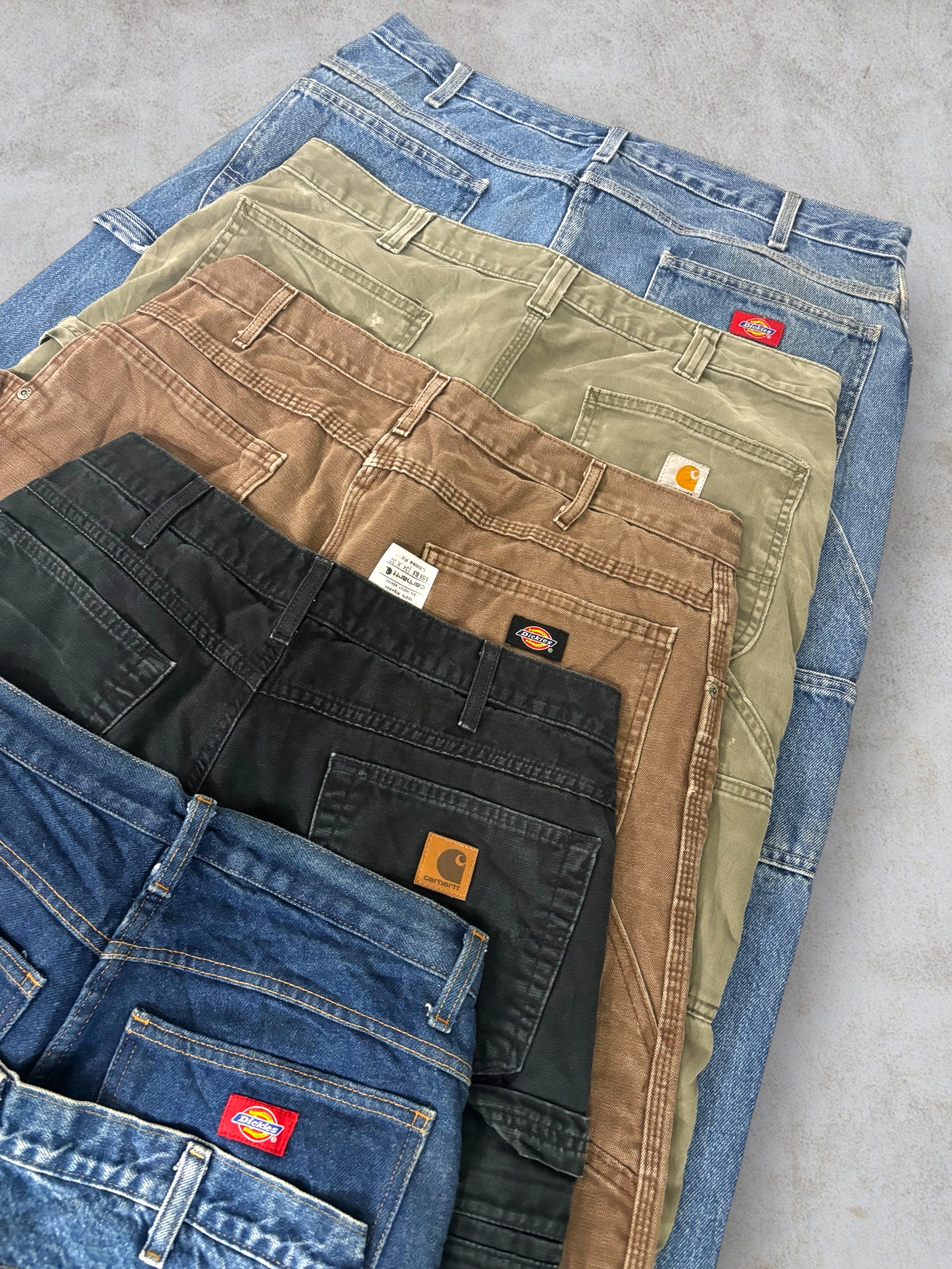  mélange de pantalons Carhartt Dickies 20 pcs (A80)