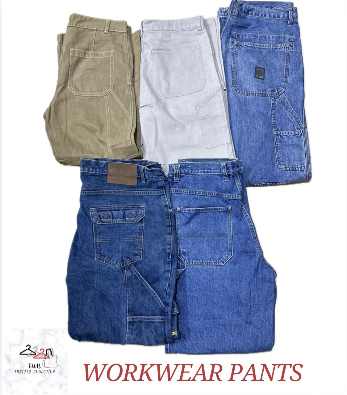 Workwear pants (Mix brands including  dickies, wrangler, lee, old navy, jaded london, basic concept, henes mauritz, cratex, spirit, and canda)