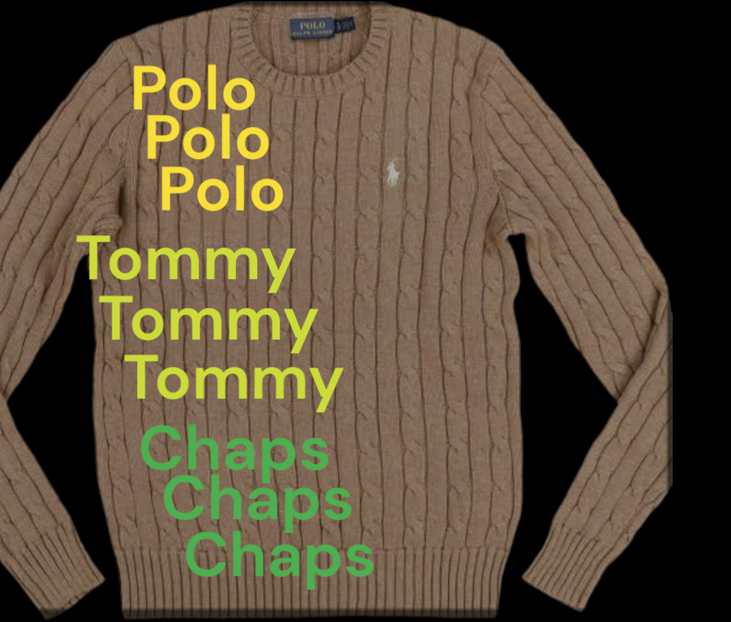Ralph Lauren Tommy chaps 35 pièces
