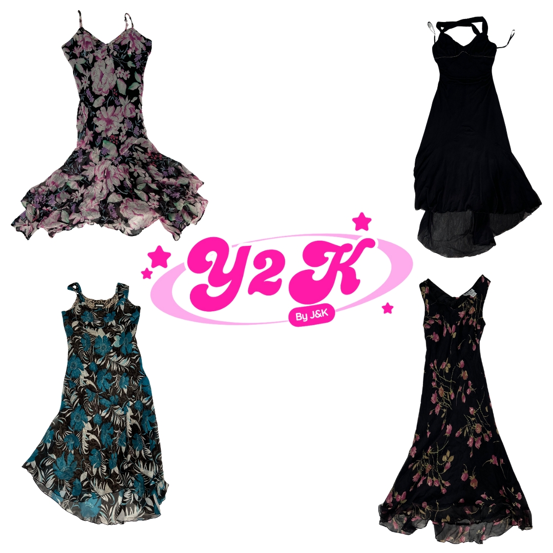 Y2K Floral Fantasy Everyday Midi Dress