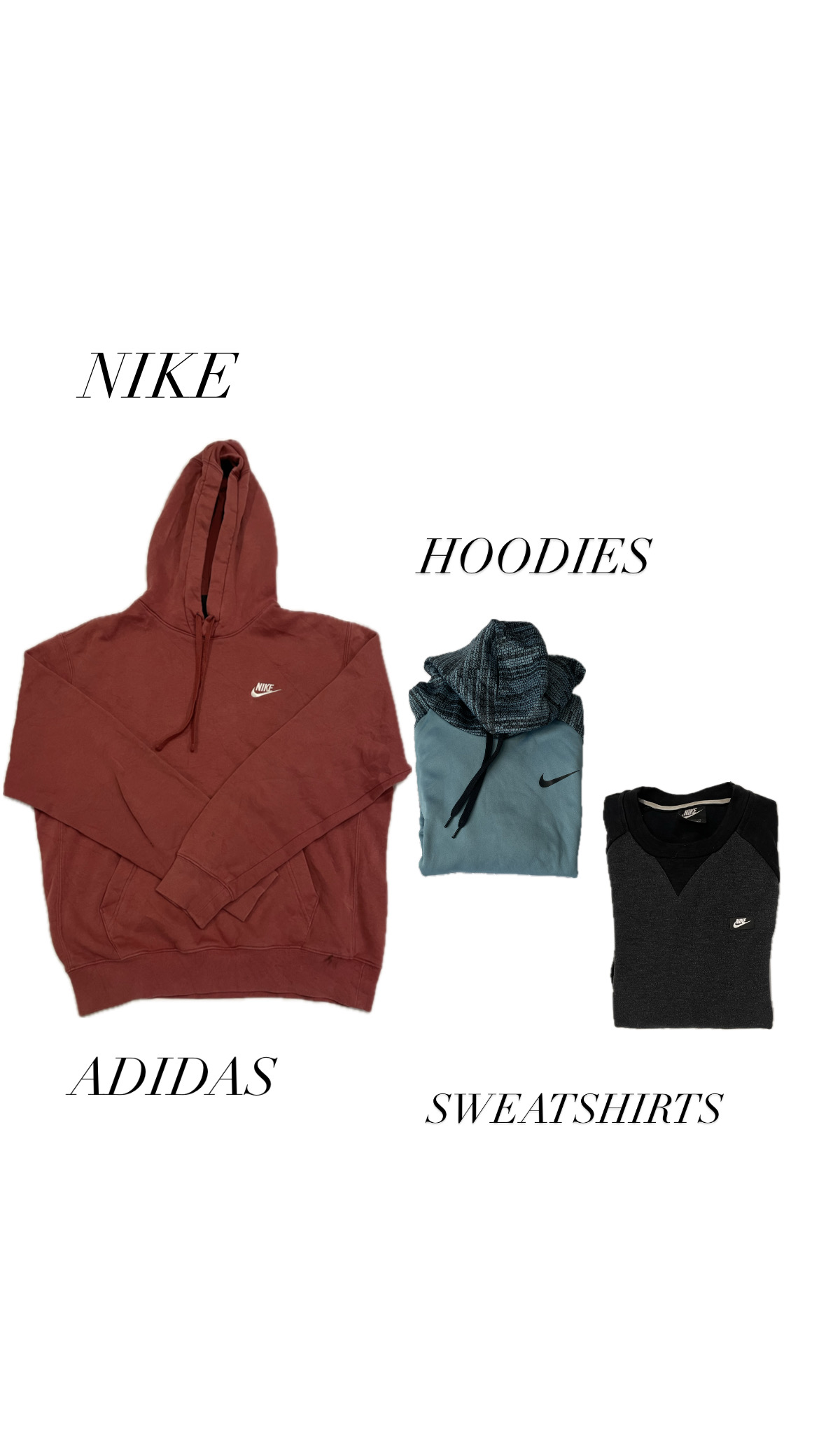 Mix Brand Hoodies Sweatshirts