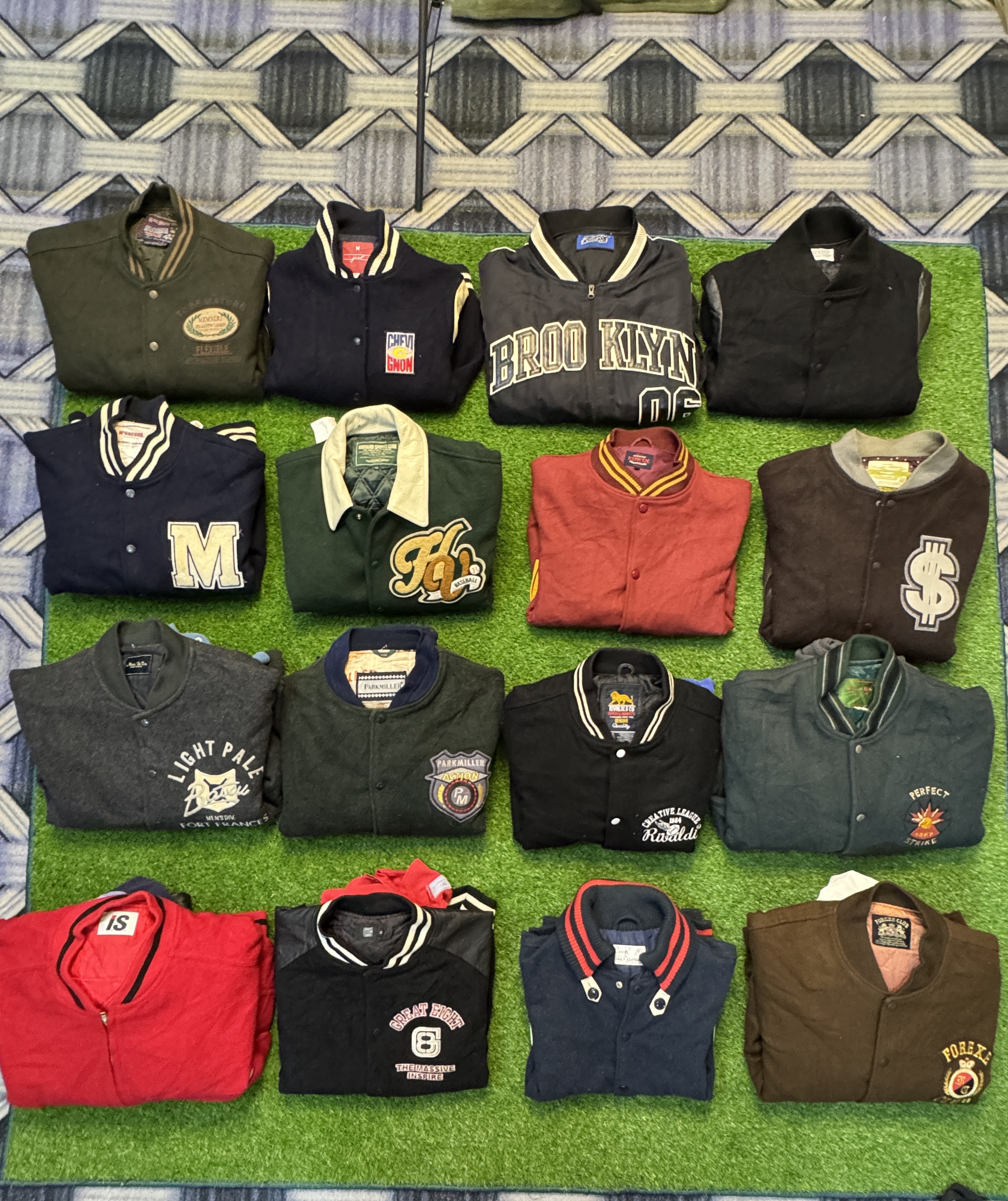 Vestes de stade en cuir