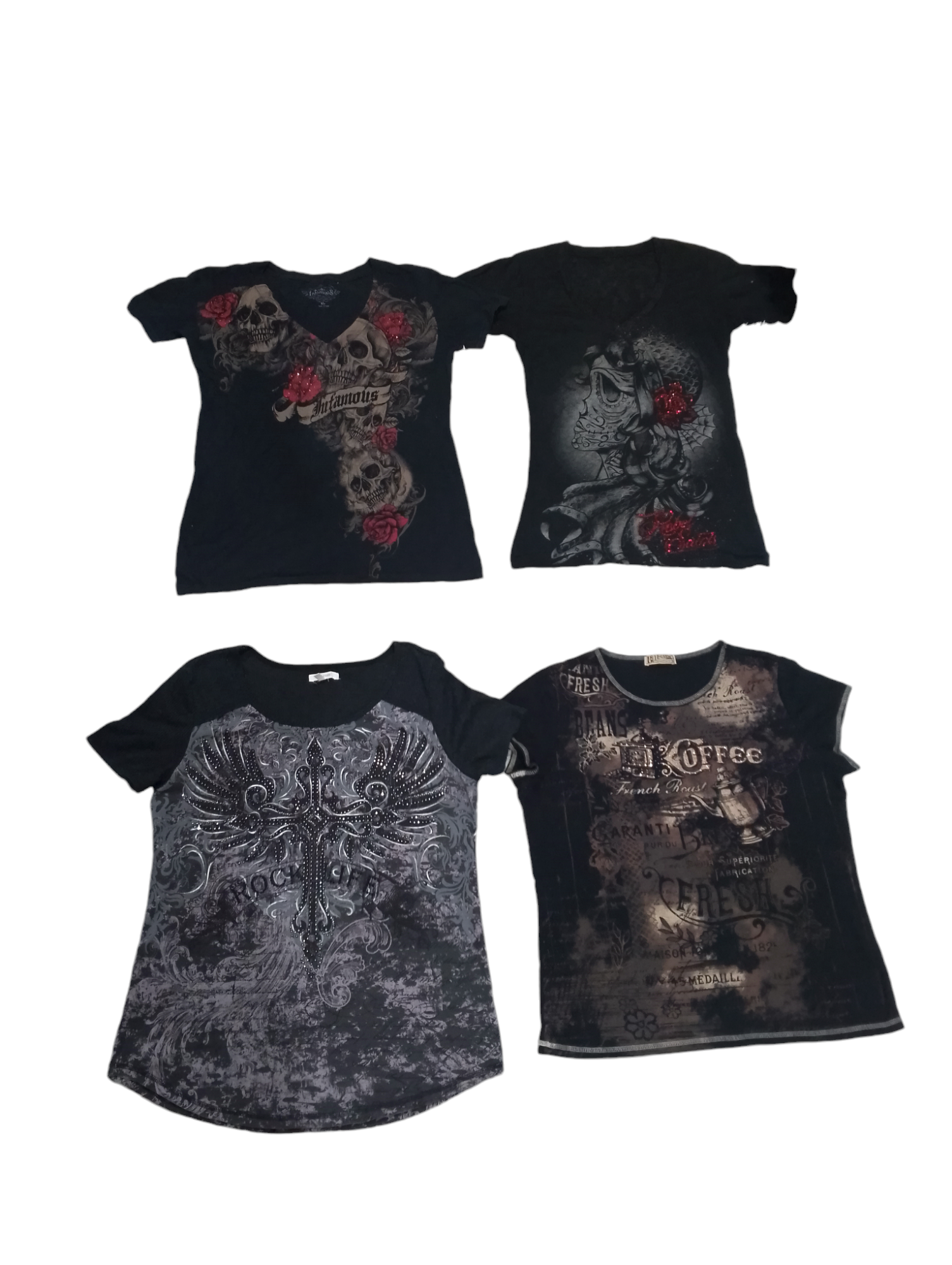 T-shirts style Affliction - 13 pcs - 8/10/24