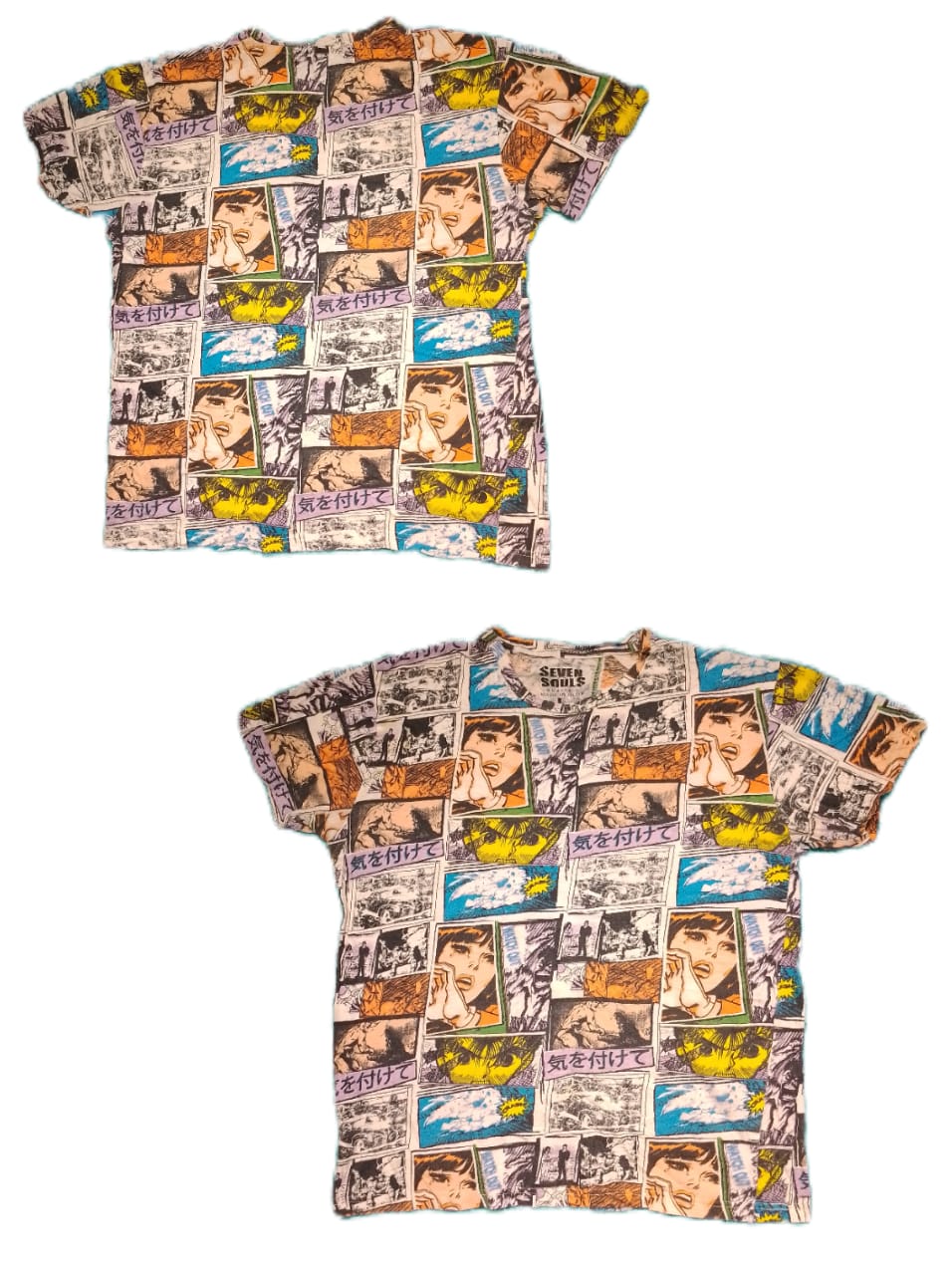 T-shirts imprimés vintage (25 pièces)