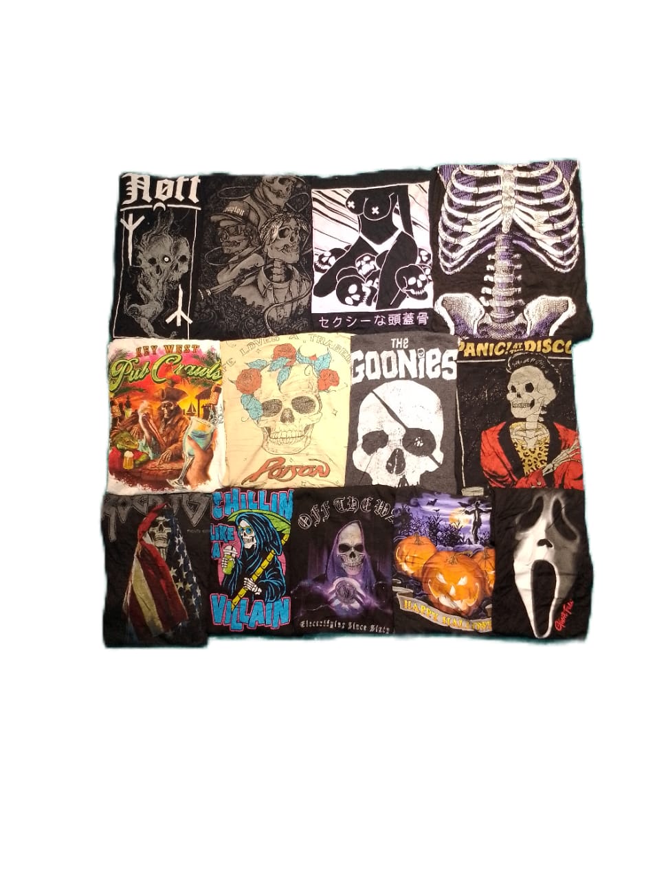 Skull Print T-Shirts (27Stk)