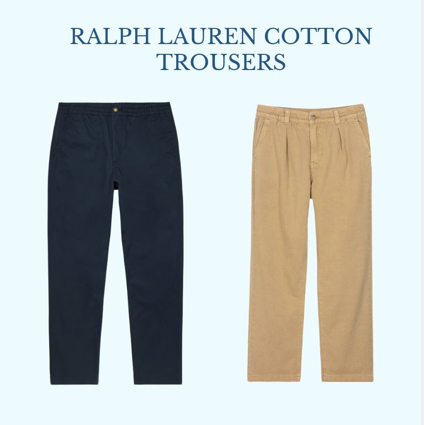 Pantalons en coton Ralph Lauren 50 pièces