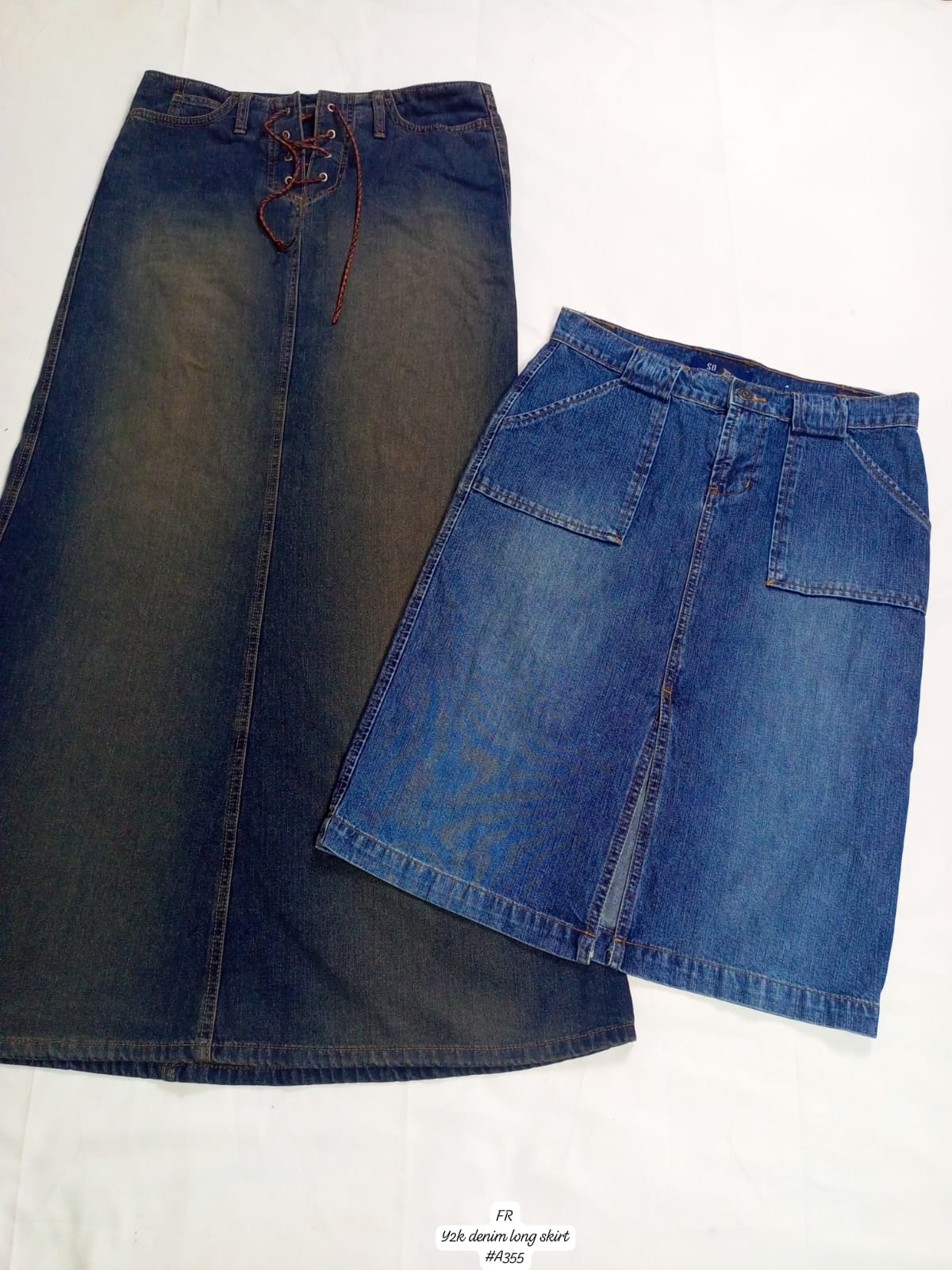 Jupes longues en denim