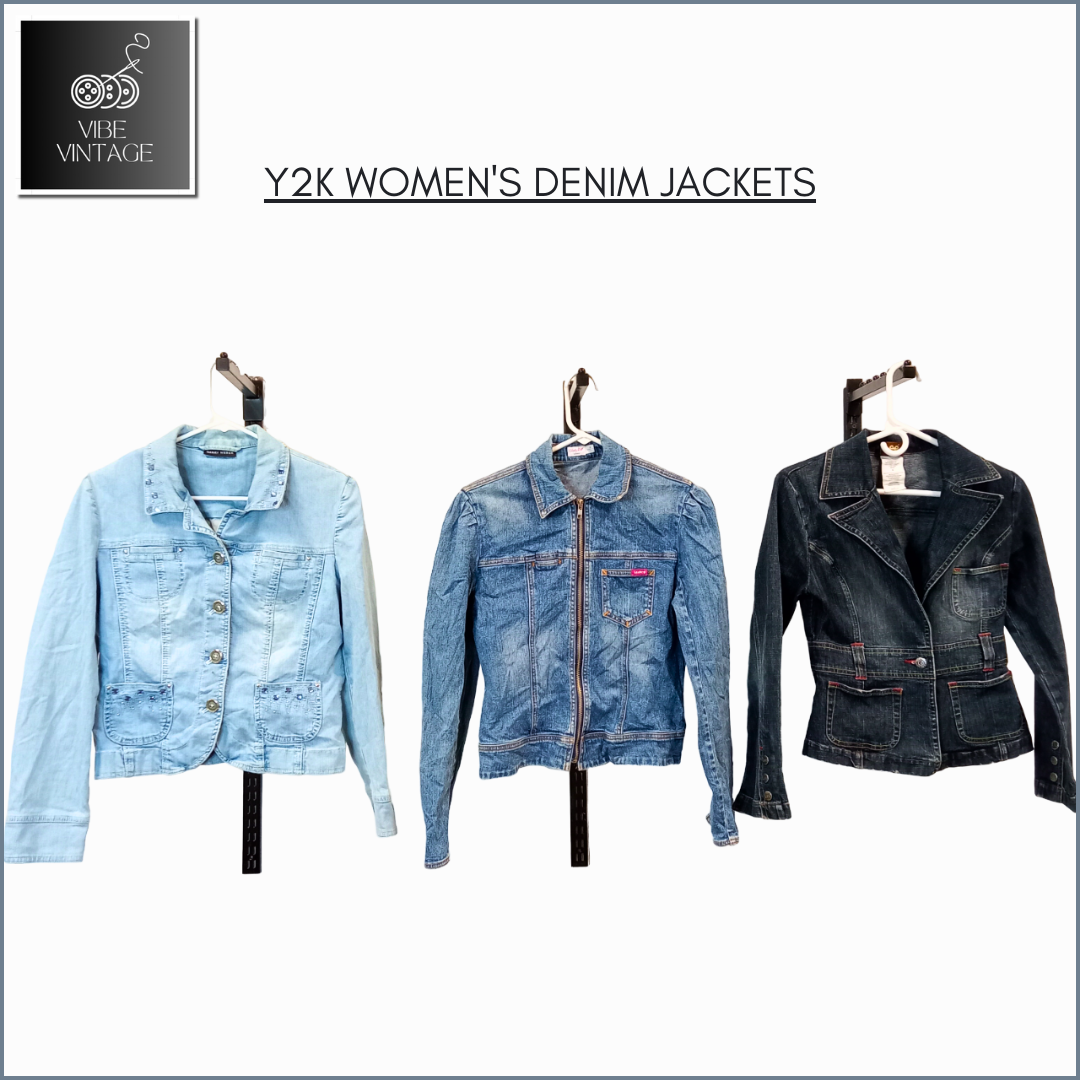 VESTES EN DENIM FEMMES Y2K - 08 PCS