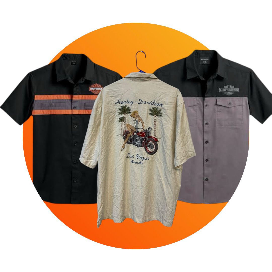 Chemise à manches courtes Harley Davidson 60 pièces