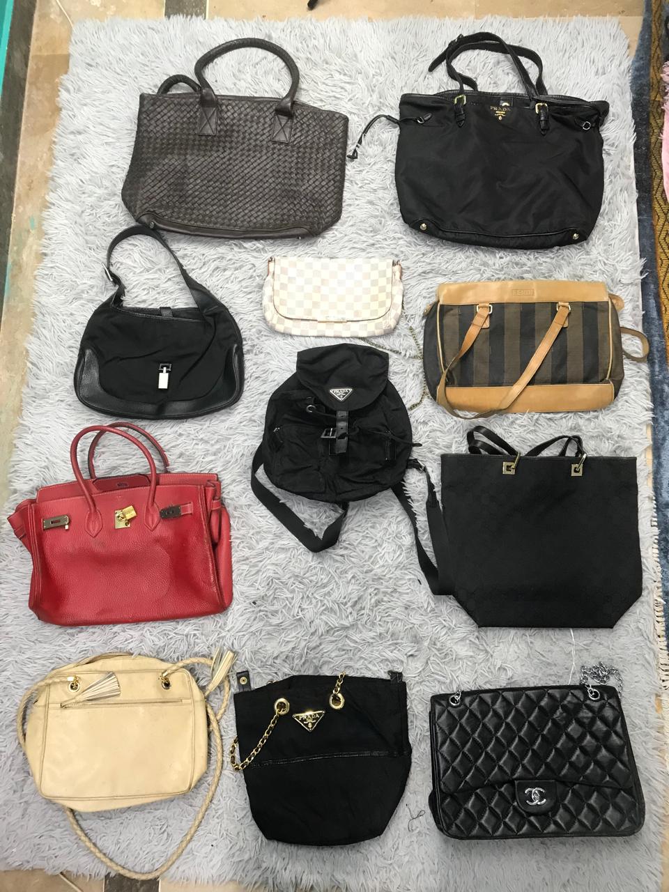 Louis Vuition,Prada,Fendi,Bottega Veneta and Gucci bags