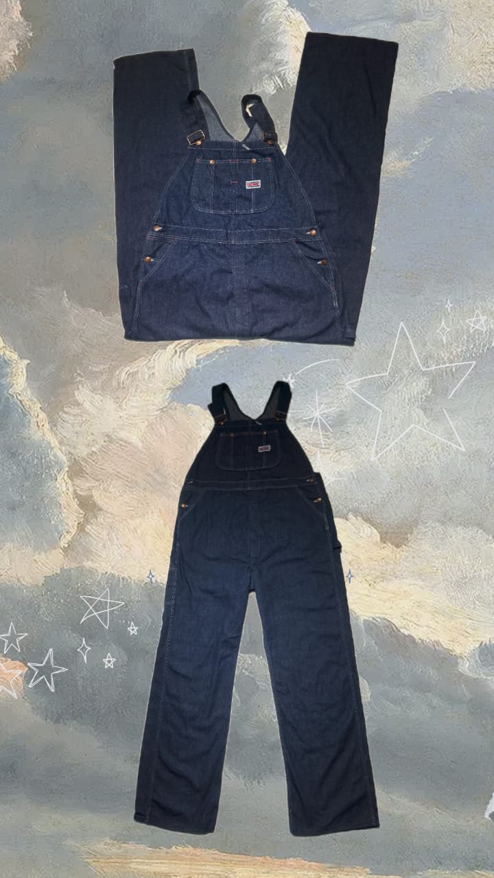 Salopettes en denim (8 pièces)