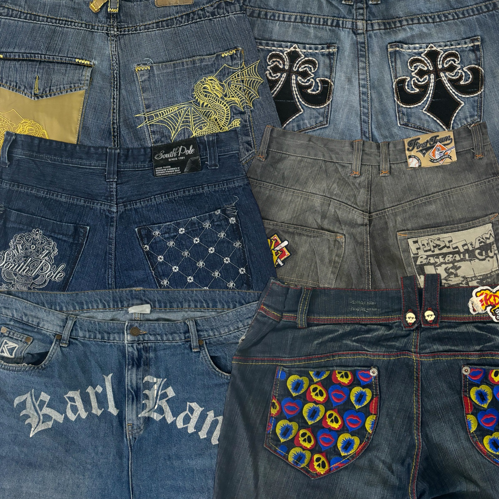 Jean Baggy Hip Hop Y2K 20 pcs (A90)