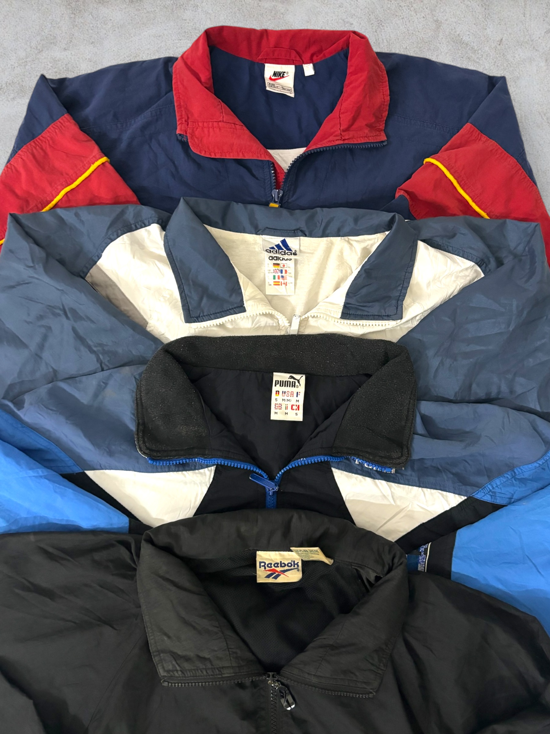 Vintage Nike Adidas Mix Windbreakers 20 pcs (A94)