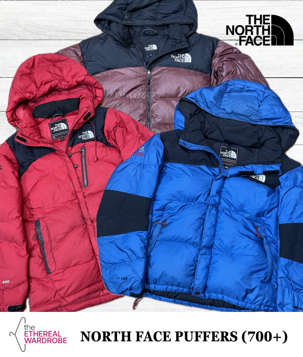 Vestes matelassées North Face 700+ Fill Series y compris Nuptse