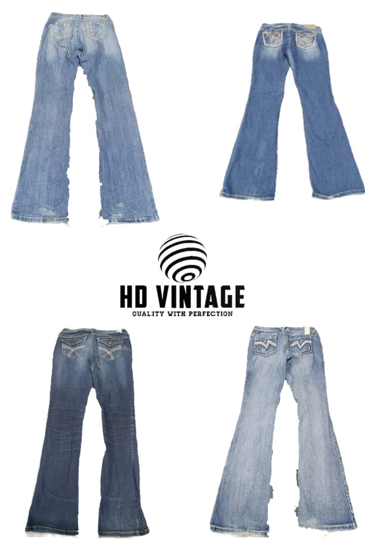 Jeans évasés HD396 Ladies Y2K - 16 pcs