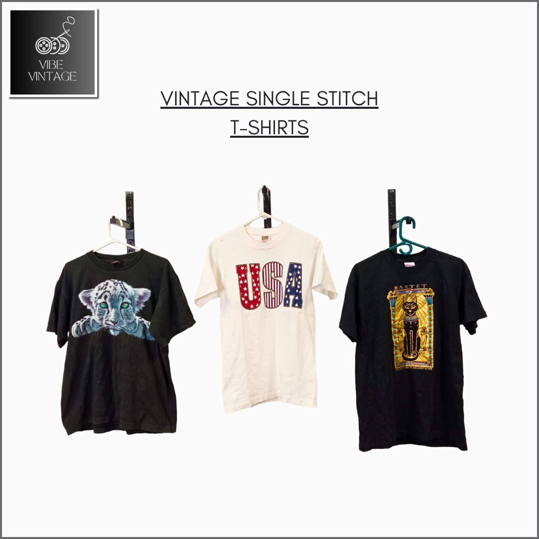 VINTAGE SINGLE STITCH T-SHIRT - 25 STÜCK