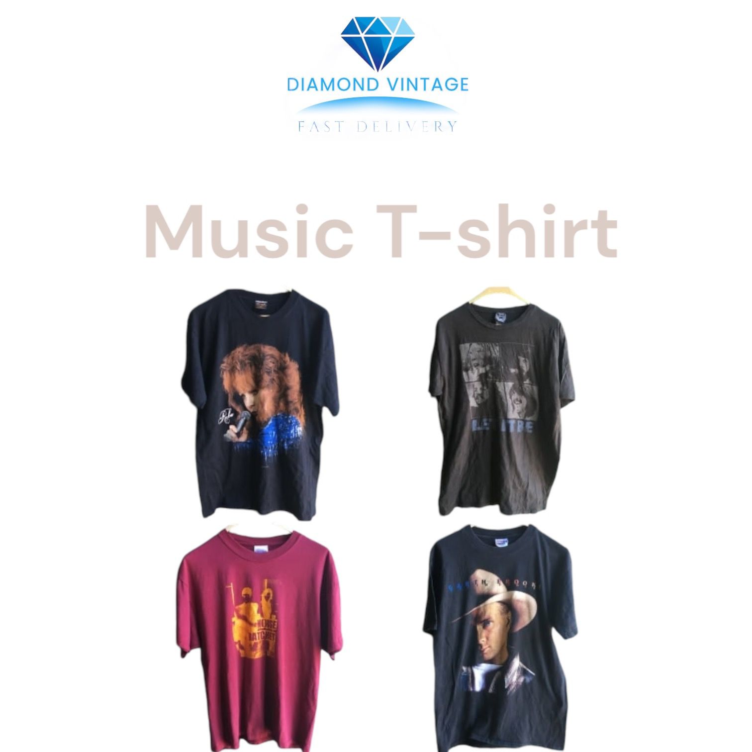 Music T-shirt 50 Piece