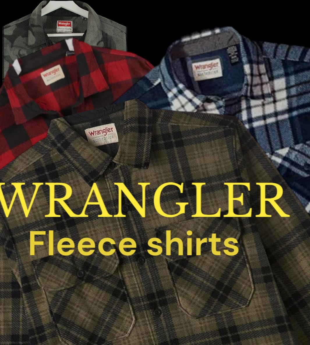 Camicie in flanella Wrangler 15 pezzi