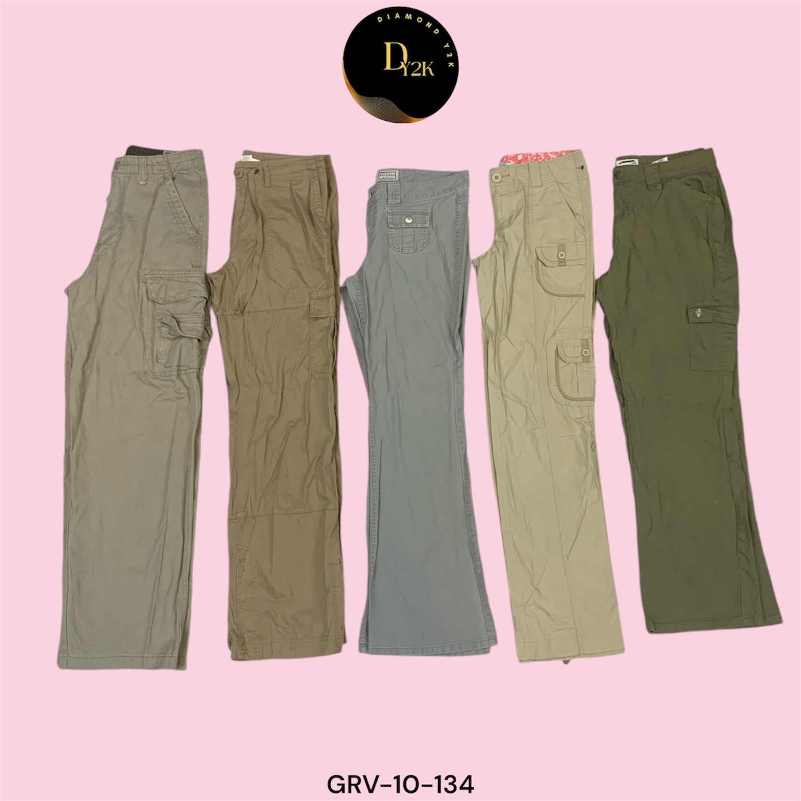Pantalons cargo baggy inspirés des années 2000 – Renaissance des tendances (GRV-10-134)