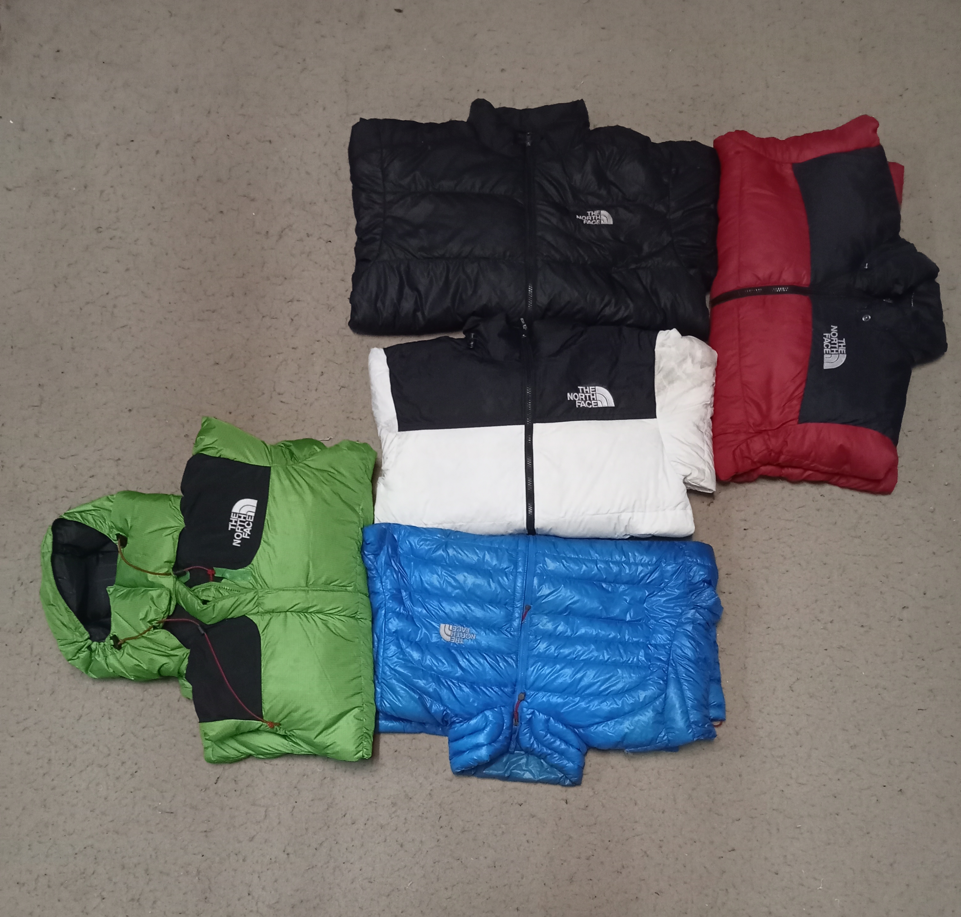 Giubbotti puffer The north face brandizzati 10 pezzi