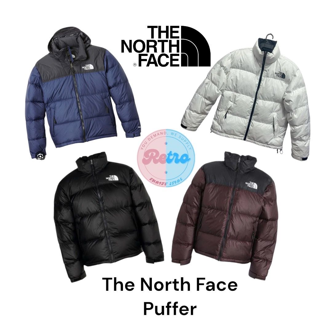 Les doudounes The North Face 700+ incluant Nuptse : 7 pièces