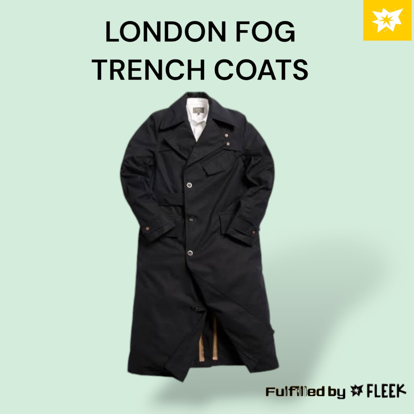 London Fog Trench Coat - Premium